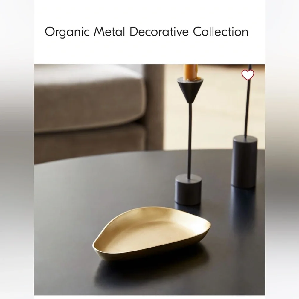 West elm organic metal decorative collection